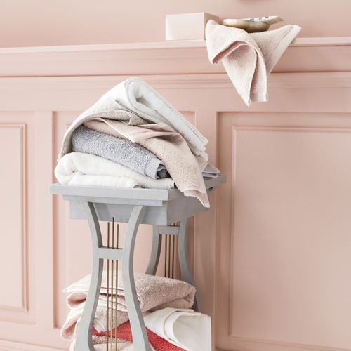 Drap De Bain Uni En Coton Noir 90x170