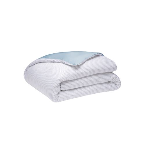 Housse De Couette En Bambou Bleu 140x200