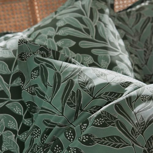 Taie D'oreiller En Coton Vert 50x75