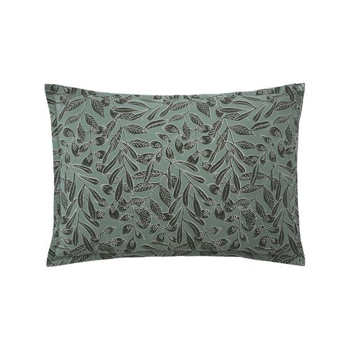 Taie D'oreiller En Coton Vert 50x75