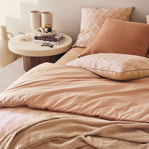 Taie D'oreiller En Percale De Coton Beige 50x75