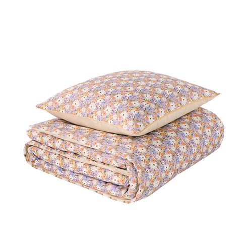 Parure De Lit En Percale De Coton Multicolore 260x240