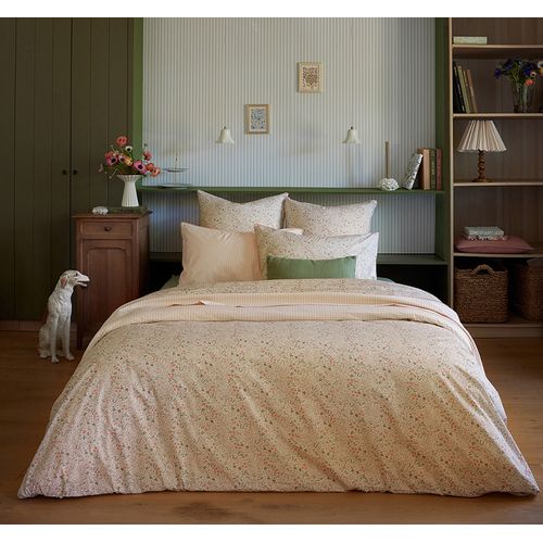 Housse De Couette En Percale De Coton Multicolore 260 X 240 Cm