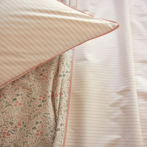 Housse De Couette En Percale De Coton Multicolore 260 X 240 Cm