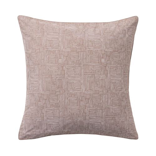 Taie D'oreiller En Percale De Coton Beige 65 X 65 Cm