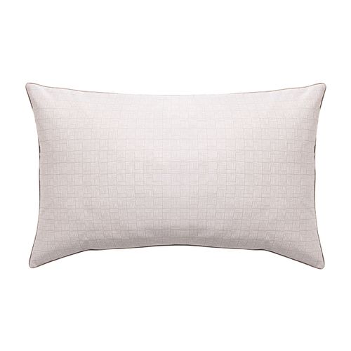 Taie D'oreiller En Percale De Coton Beige 50 X 75 Cm