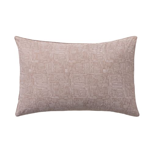 Taie D'oreiller En Percale De Coton Beige 50 X 75 Cm