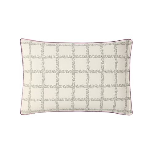 Taie D'oreiller En Percale De Coton Blanc 50 X 75 Cm