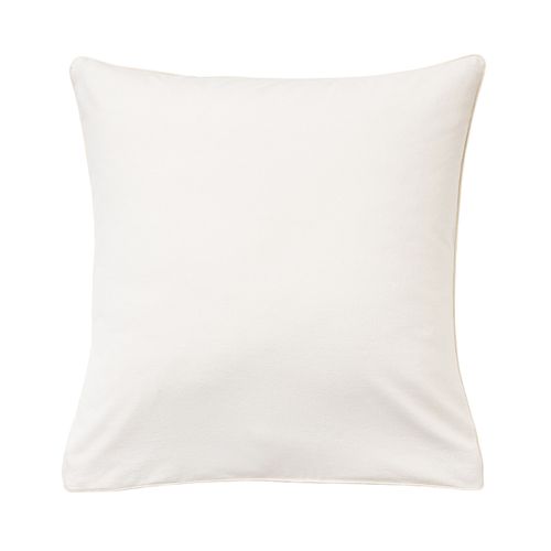 Taie D'oreiller En Flanelle De Coton Beige 65 X 65 Cm