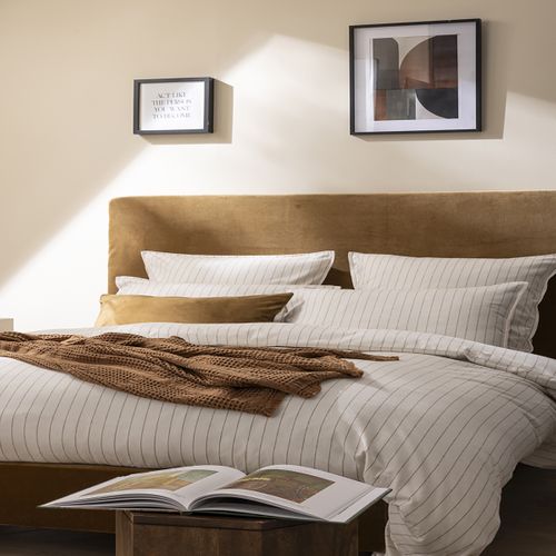 Taie D'oreiller En Flanelle De Coton Écru 50 X 75 Cm