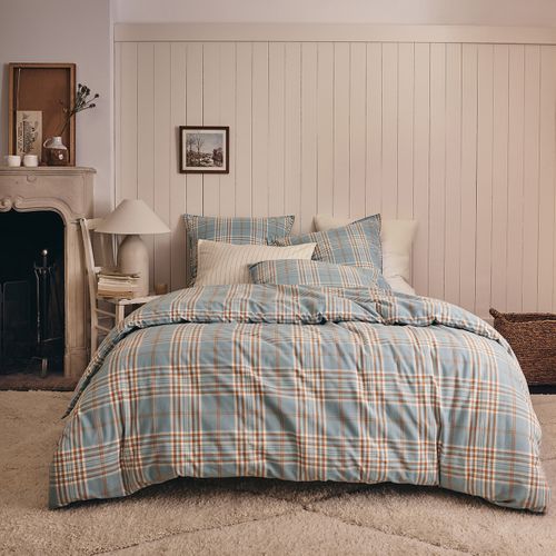 Parure De Lit En Flanelle De Coton Multicolore 140 X 200 Cm