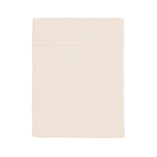 Drap Plat En Percale De Coton Beige 270 X 300 Cm