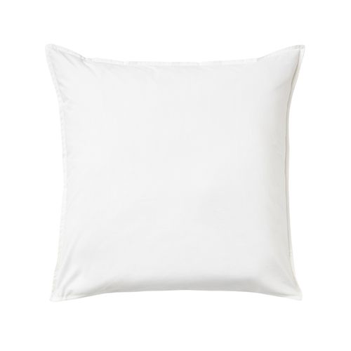 Taie D'oreiller En Percale De Coton Marron 65 X 65 Cm