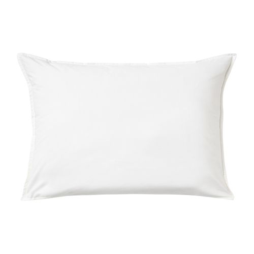 Taie D'oreiller En Percale De Coton Vert 50 X 75 Cm
