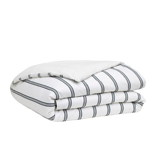 Housse De Couette En Percale De Coton Vert 260 X 240 Cm
