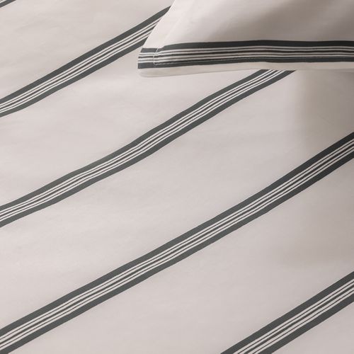 Parure De Lit En Percale De Coton Vert 240 X 220 Cm