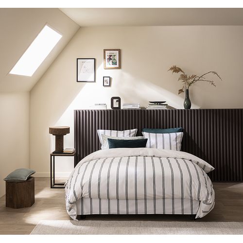 Parure De Lit En Percale De Coton Vert 240 X 220 Cm