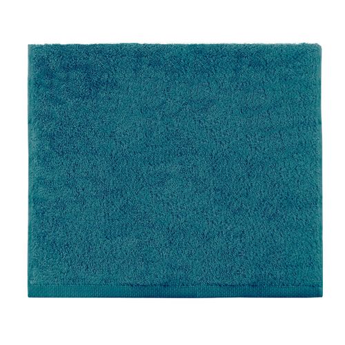 Drap De Douche Uni En Coton Vert Émeraude 65x125