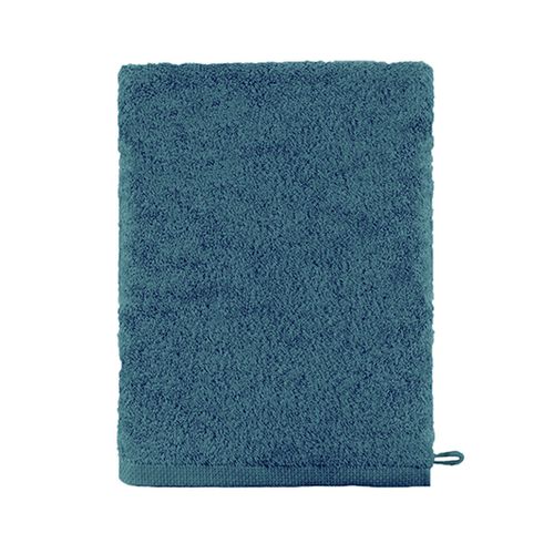 Gant De Toilette En Coton Emeraude 16x21