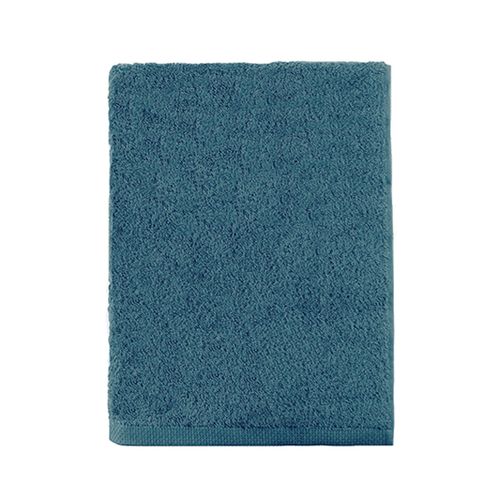 Serviette De Bain Unie En Coton Vert Émeraude 55x100