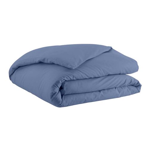 Housse De Couette En Coton Bleu Denim 200x200 Made In France