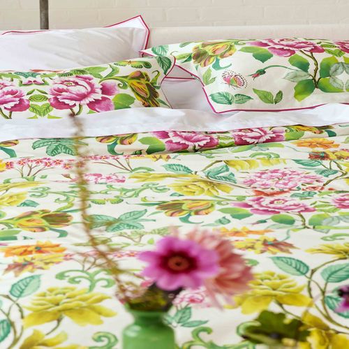 Housse De Couette En Percale De Coton Multicolore 240x220cm