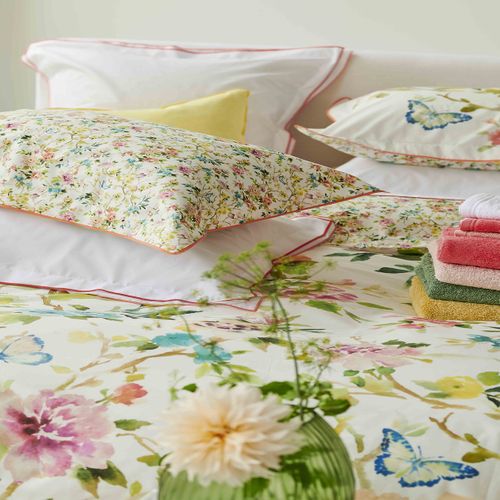 Housse De Couette En Percale De Coton Multicolore 200x200cm