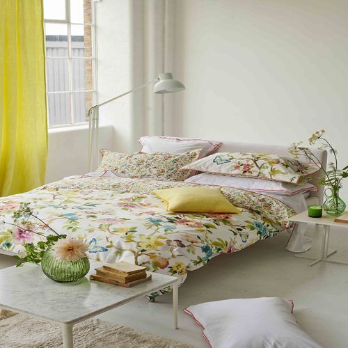 Housse De Couette En Percale De Coton Multicolore 240x220cm