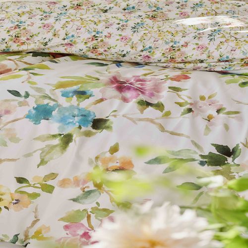 Housse De Couette En Percale De Coton Multicolore 260x240cm