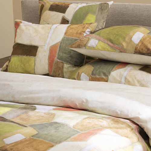 Housse De Couette En Percale De Coton Multicolore 200x200cm