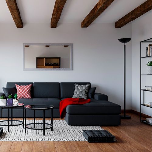 Lampadaire halogène ARKONEN Noir