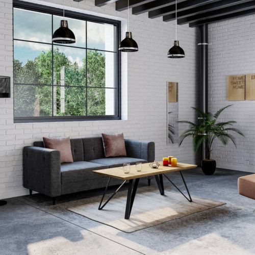 Suspension CYNTHIA Chromé / noir