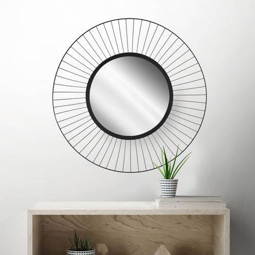 Miroir rond D70 cm KASTELI Noir