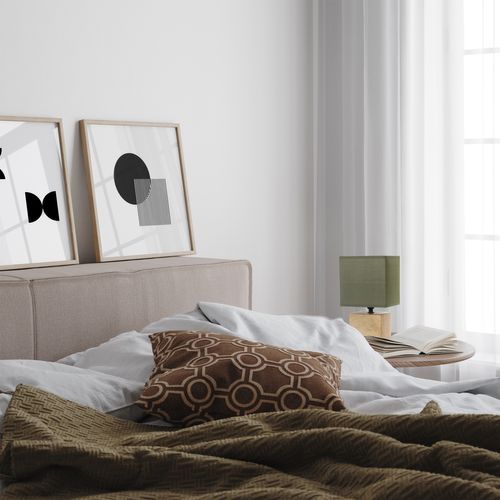 Lampe à poser H. 27 cm AMAL Verte