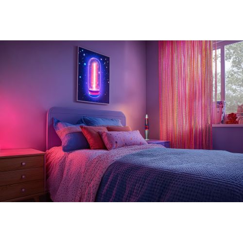 Lampe à lave LED H. 34 cm COLIMA Multicolore