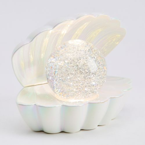 Coquillage lumineux H. 14,8 cm SIENA Nacré