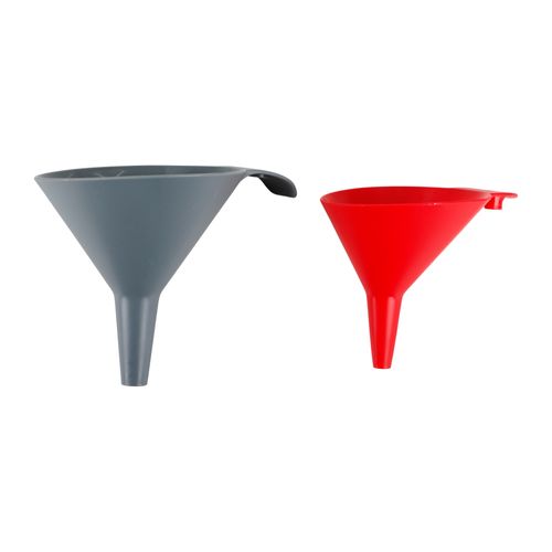 Lot de 2 entonnoirs  Gris / Rouge