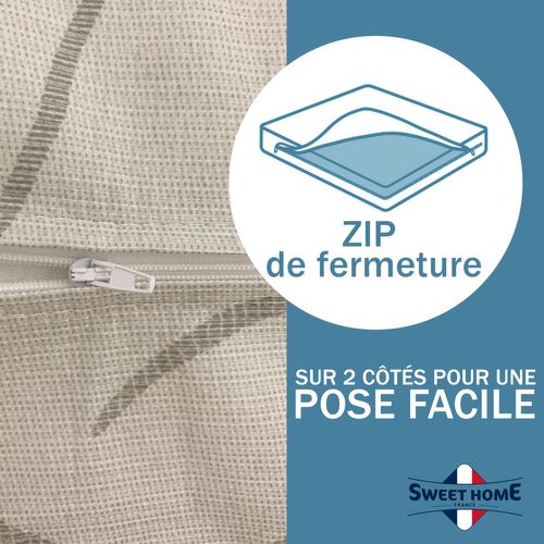 Housse Intégrale Matelas 90x190/200 Cm - Anti-acariens - Fermeture à Glissière