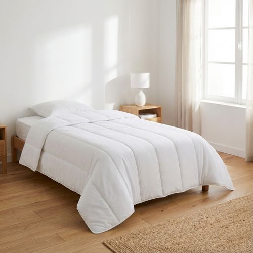 Sweetnight - Couette 140x200 Cm - Pour Lit 1 Personne - Enveloppe Coton - Légère - Sans Traitement