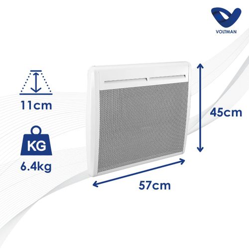 Chauffage Électrique Panneaux Rayonnants 1000w - Voltman