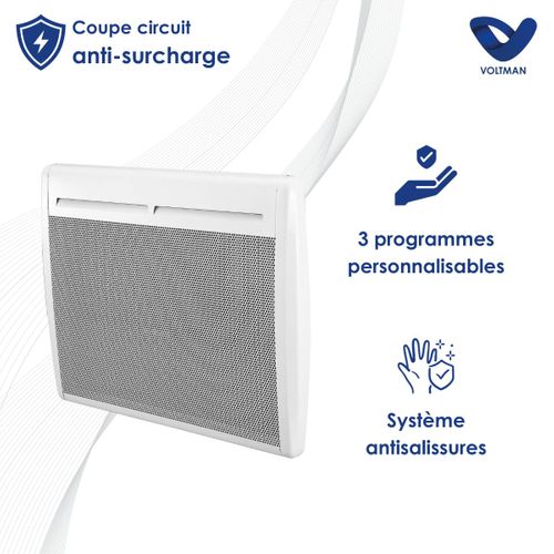 Chauffage Électrique Panneaux Rayonnants 1000w - Voltman