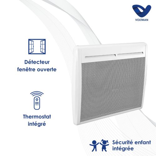 Chauffage Électrique Panneaux Rayonnants 1000w - Voltman