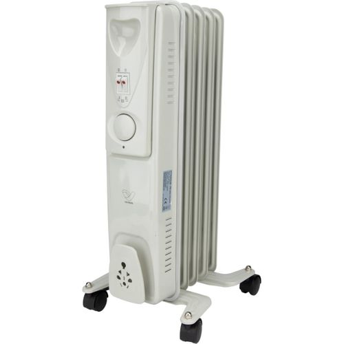 Radiateur Mobile Bain D'huile 1000w - Blanc