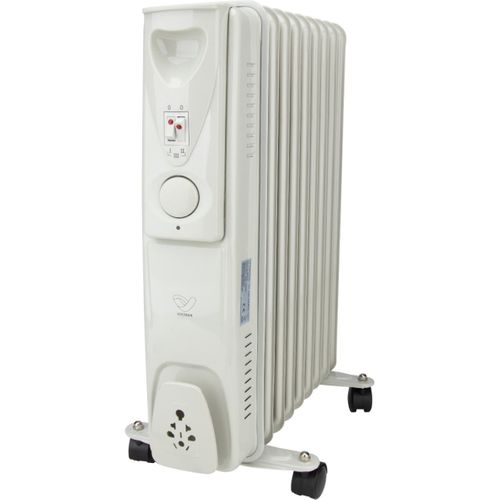 Radiateur Mobile Bain D'huile 2000w - Blanc