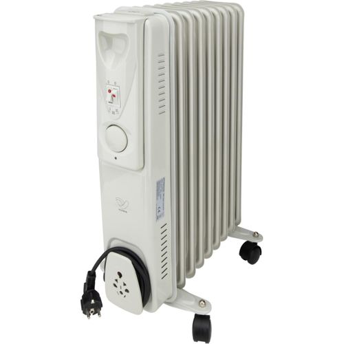 Radiateur Mobile Bain D'huile 2000w - Blanc