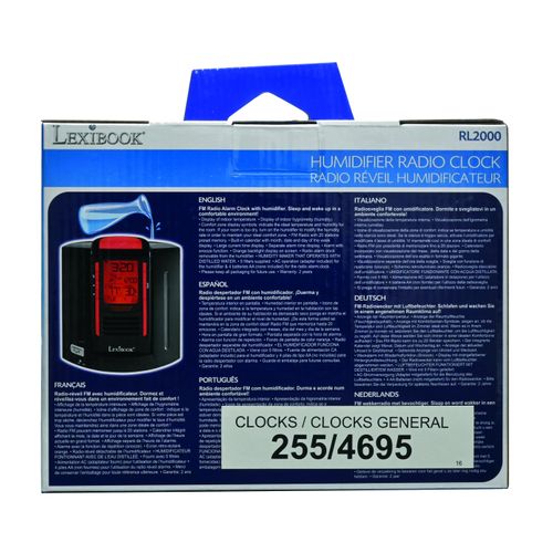 Radio Réveil Avec Humidificateur Intégré