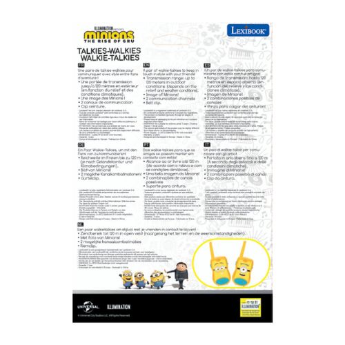 Talkies-walkies Les Minions Portée 200m