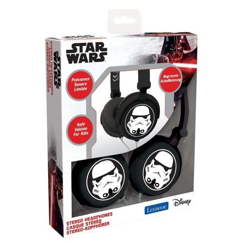 Casque Audio Star Wars Garçon Noir Et Blanc