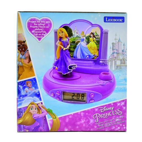 Réveil Projecteur Disney Princesse Raiponce En 3d