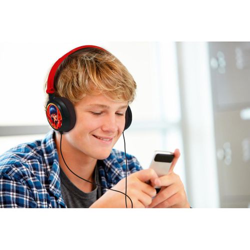 Casque Stéréo Filaire Pliable Miraculous Avec Limitation De Volume D'écoute